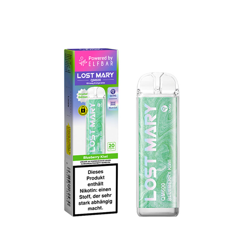 Lost Mary QM600 Blueberry Kiwi 20mg Einweg E-Zigarette