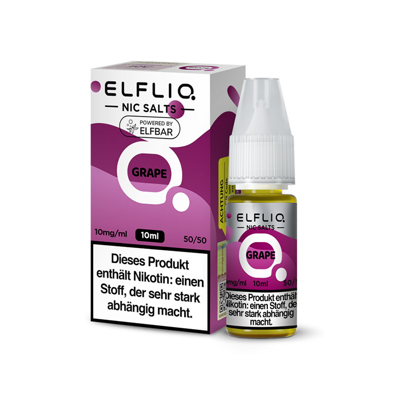 Elfbar Elfliq Grape 10mg Nikotinsalz