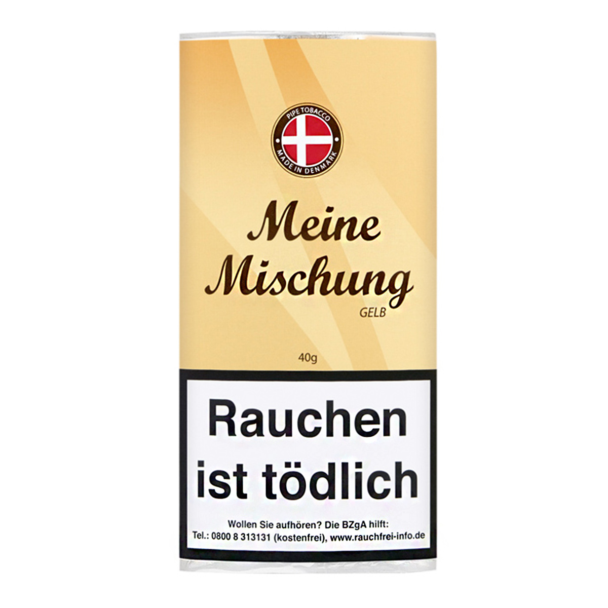 Meine Mischung Gelb Pfeifentabak Pouch