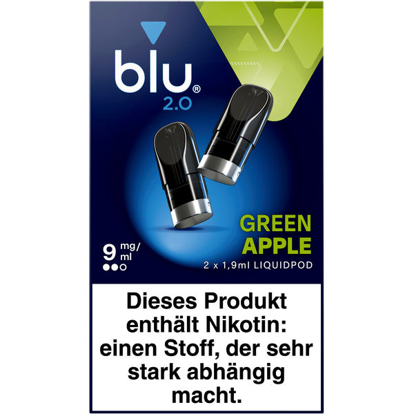 Blu 2.0 Green Apple 9mg Liquidpod