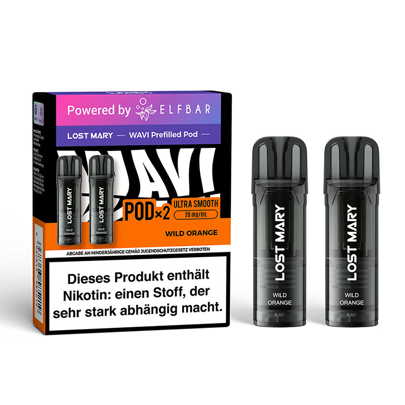 Lost Mary Wavi Wild Orange 20mg Prefilled Pods Packung