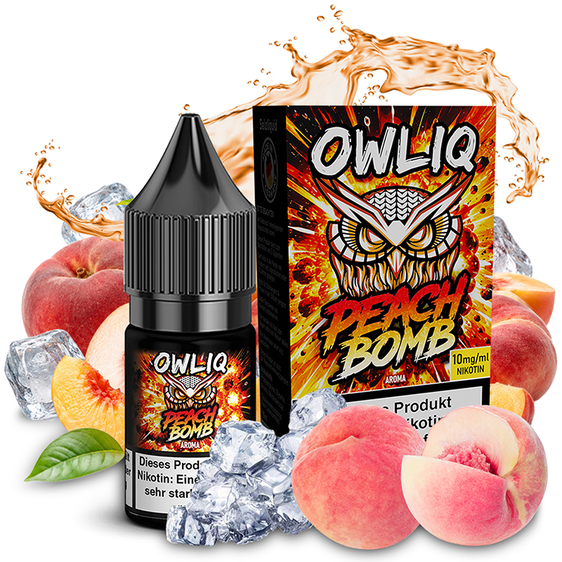 Owliq Peach Bomb 10mg Nikotinsalz Liquid