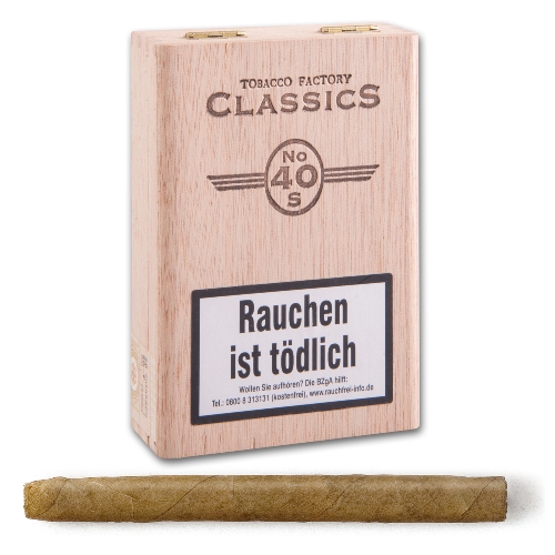 Tobacco Factory Classics No 40 Sumatra Zigarillos 20er Kiste