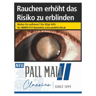 Pall Mall Classics Blue XXL Zigaretten jetzt kaufen und genieen! Pall Mall Classics Blue XXL Zigaretten jetzt kaufen und genieen!