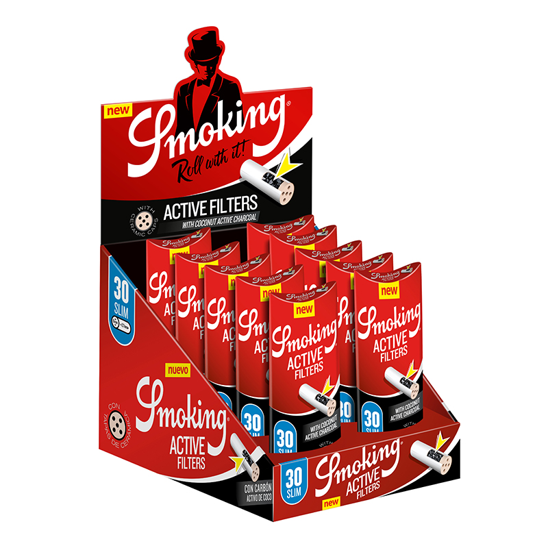 Smoking Slim Active Filter 6 mm Gebinde
