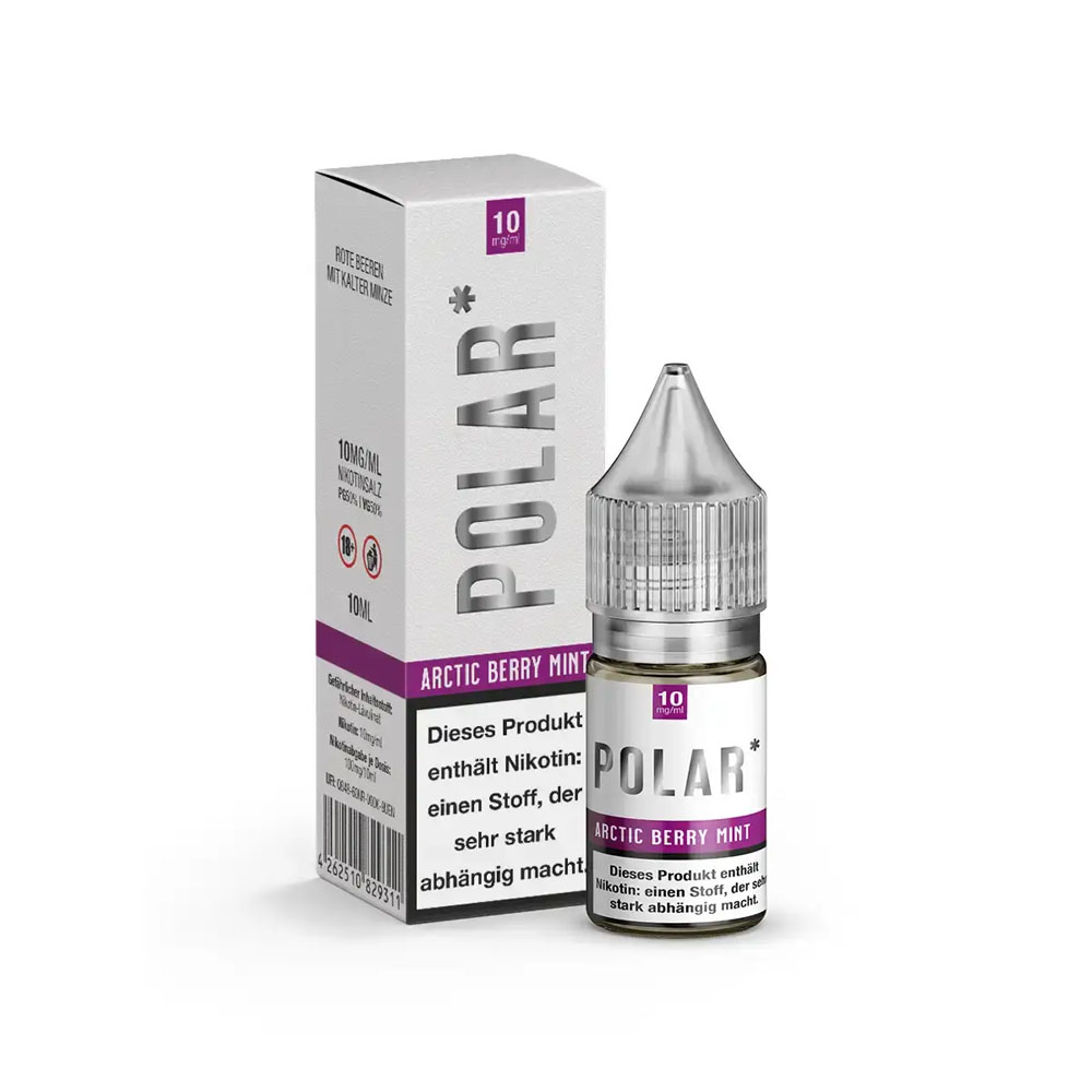 Polar Arctic Berry Mint 10mg Nikotinsalz Liquid Flasche