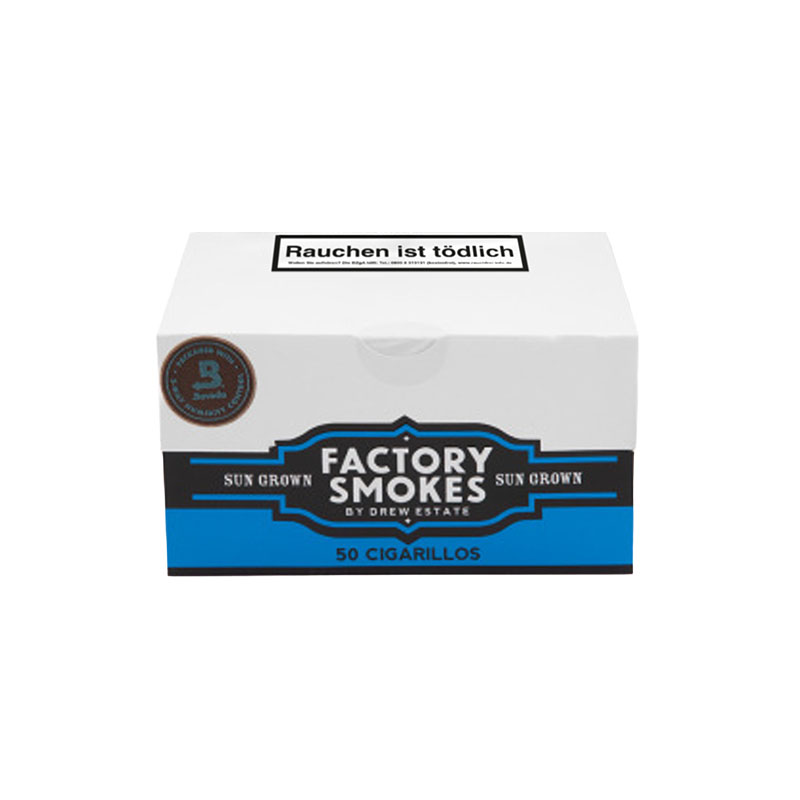 Drew Estate Factory Smokes Sun Grown Zigarillos Kiste