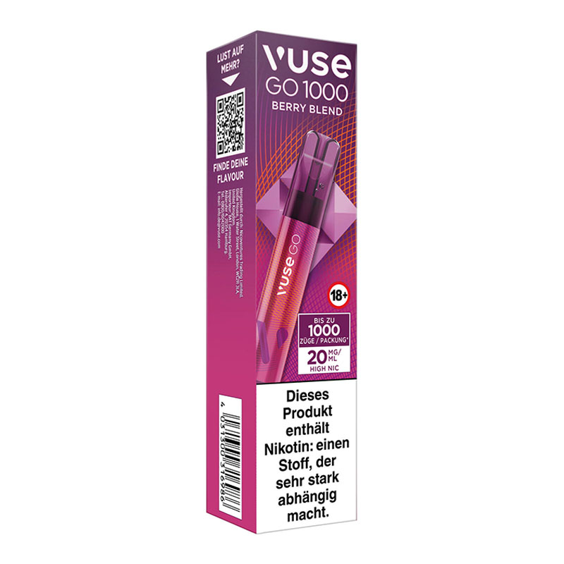 Vuse Go 1000 Berry Blend 20mg Einweg E-Zigarette