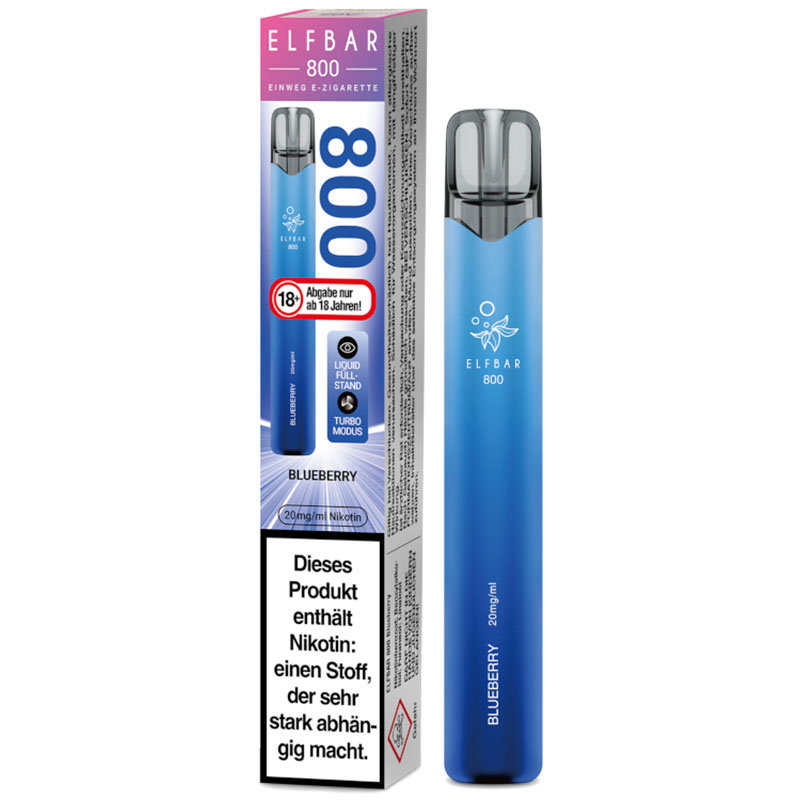 Elfbar 800 Blueberry 20mg Einweg E-Zigarette