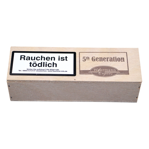 5th Generation Long Zigarillo Sumatra Kiste