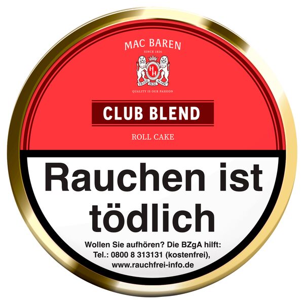 Mac Baren Club Blend Pfeifentabak Dose
