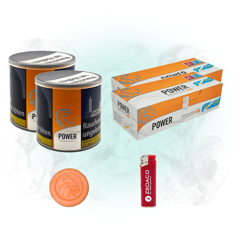 Power Volumentabak Dose Aktion Small Extra Size mit Befeuchter