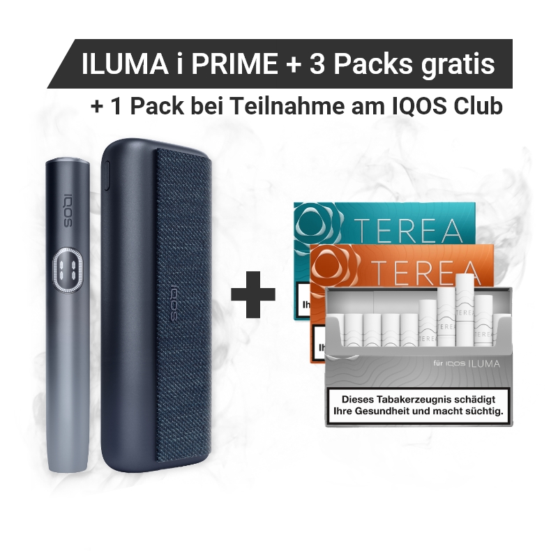 IQOS ILUMA i PRIME Midnight Black + Gratis TEREA Packs