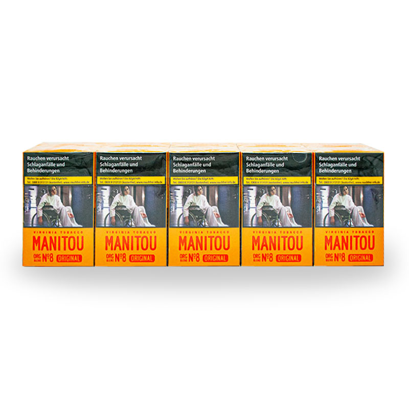 Manitou Gold No.8 Original Pack Zigaretten Stange