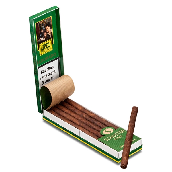 Brazil Trüllerie Eldorado Zigarillos Schachtel offen
