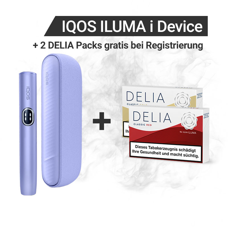 IQOS ILUMA i + Gratis DELIA Sticks bei Registrierung