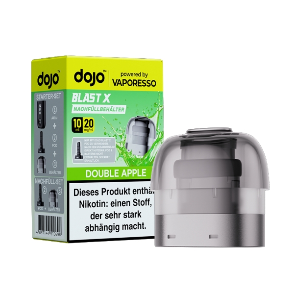 Dojo Blast X Refill Container Double Apple 20mg