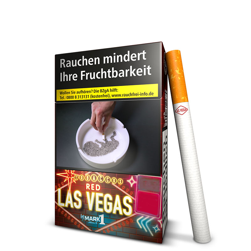 Las Vegas Red Zigaretten Schachtel