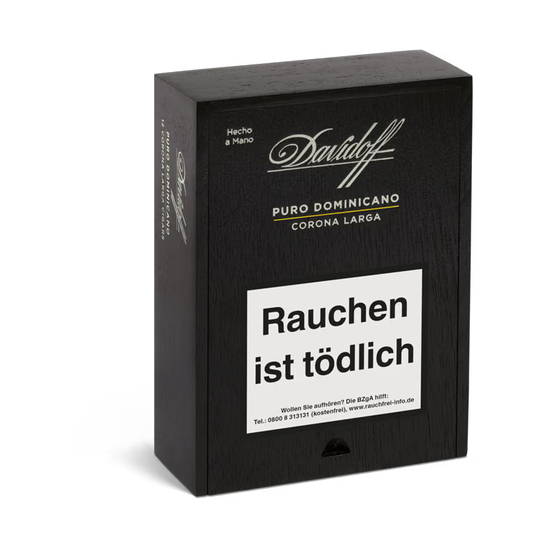 Davidoff Puro Dominicano Corona Larga Zigarren Kiste