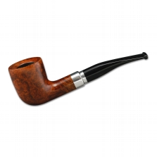 Pfeife Capitello Dublin braun Half Bent