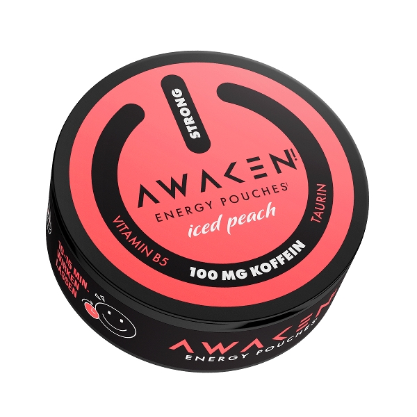 Awaken Energy Pouches Iced Peach Dose
