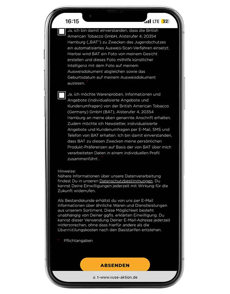 VUSE-Ultra-ID_Geratecode_Beispiel_Zedaco