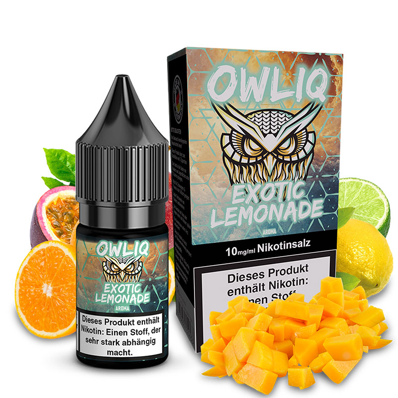 Owliq Exotic Lemonade 10mg Nikotinsalz Liquid
