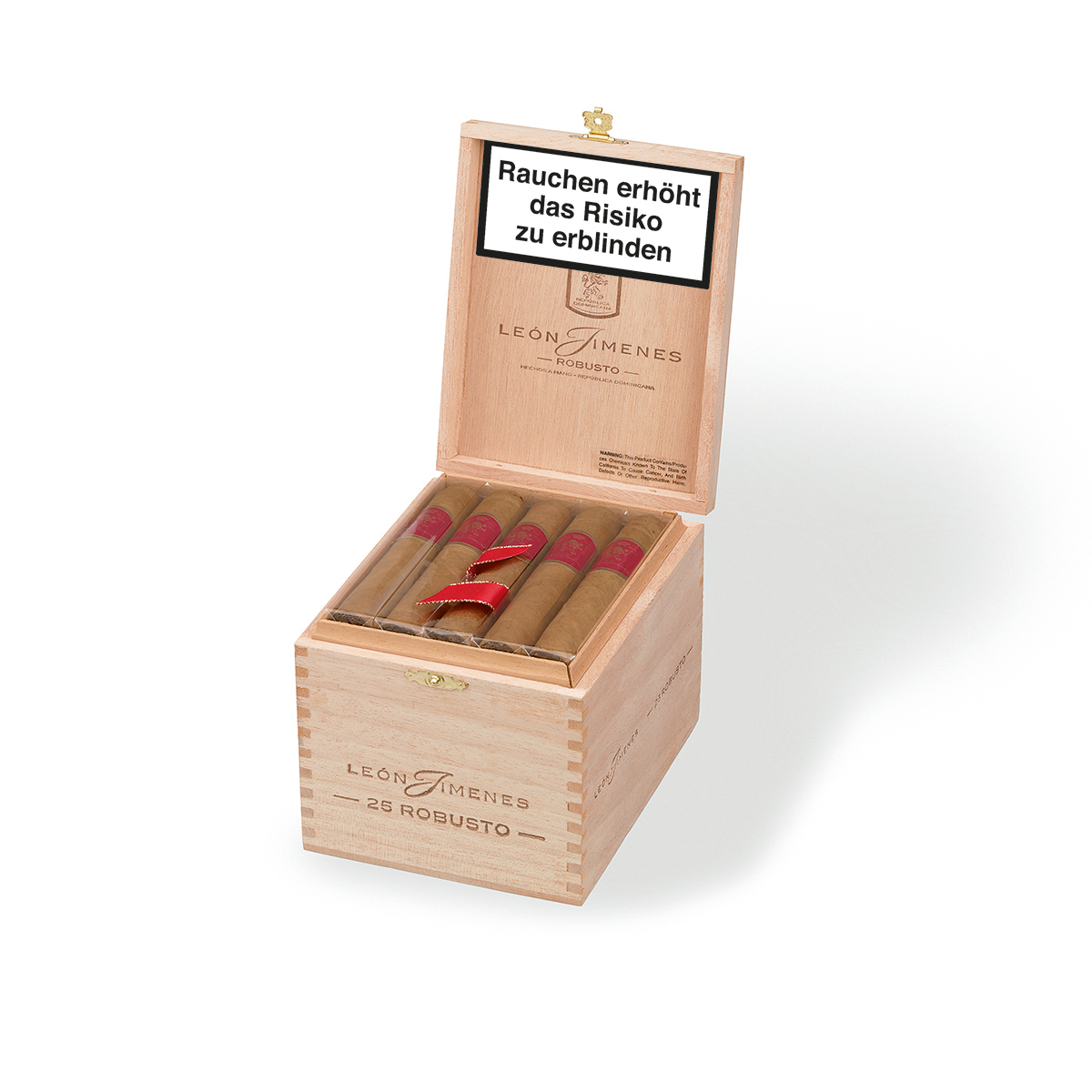 Leon Jimenes Robusto Zigarren Kiste offen