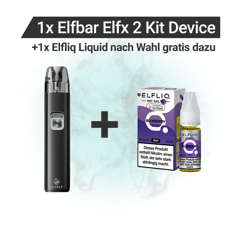 Elfbar Elfx 2 Device + Elfliq Aktion