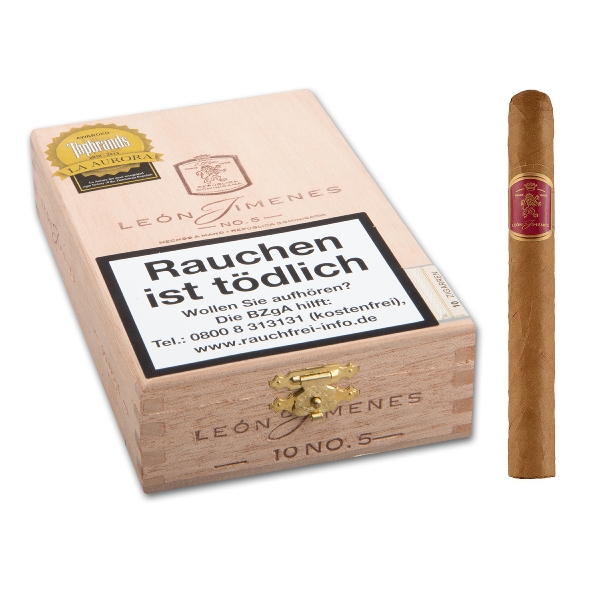 Leon Jimenes No. 5 Zigarren Kiste