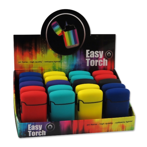Feuerzeug Jet V- Fire Easy Torch Rubber