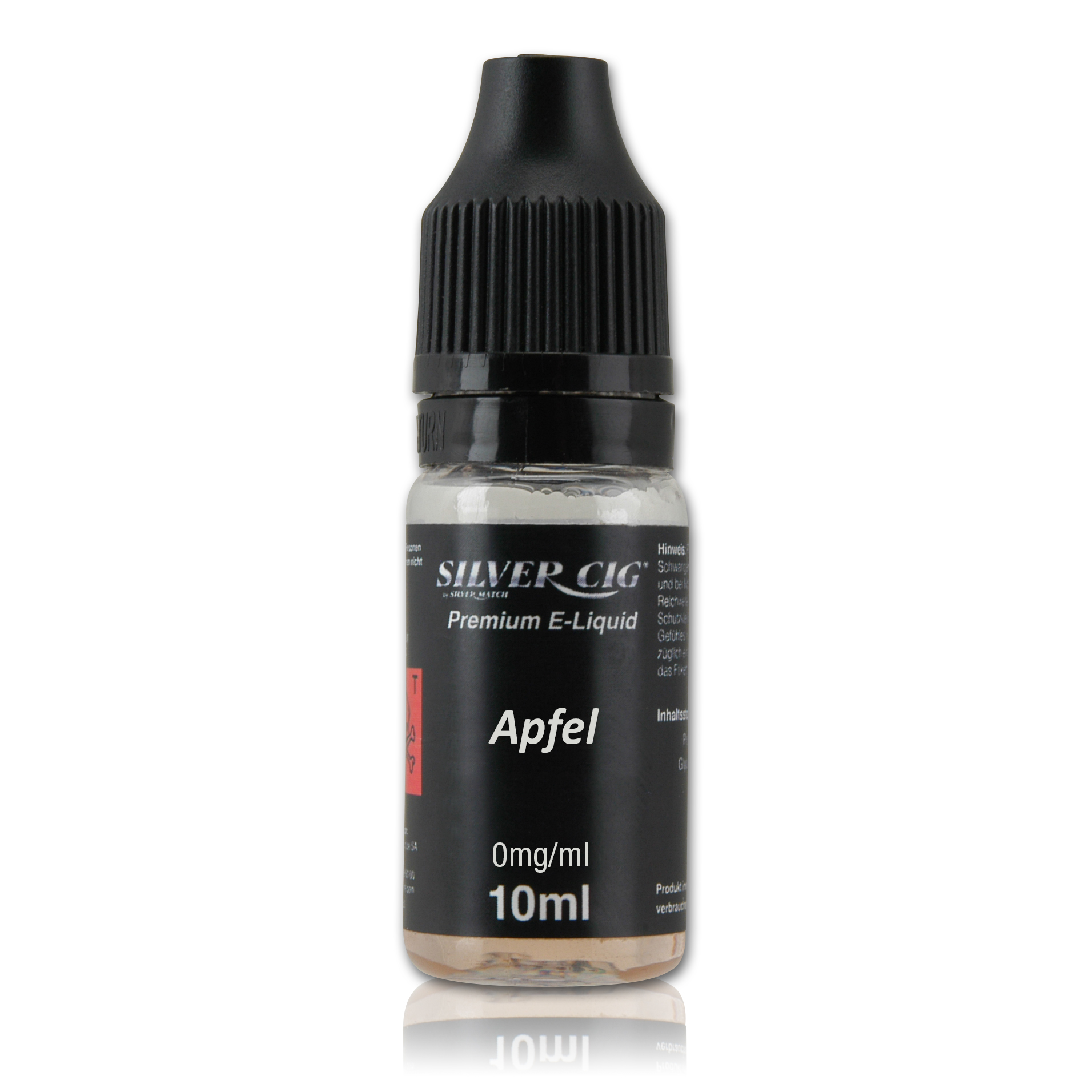 E-Liquid Silver-Cig  Apfel 0mg