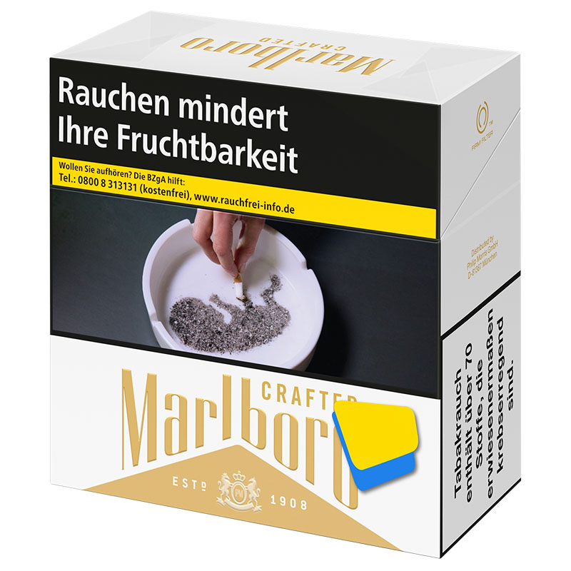 Marlboro Crafted Gold 7XL Zigaretten Schachtel