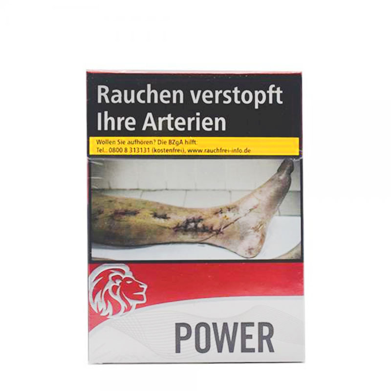 Power Red Big Zigaretten Schachtel