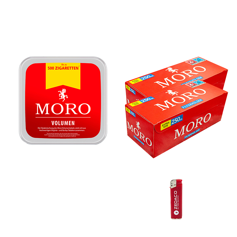 Moro Volumentabak Eimer Aktion Small Extra Hülsen