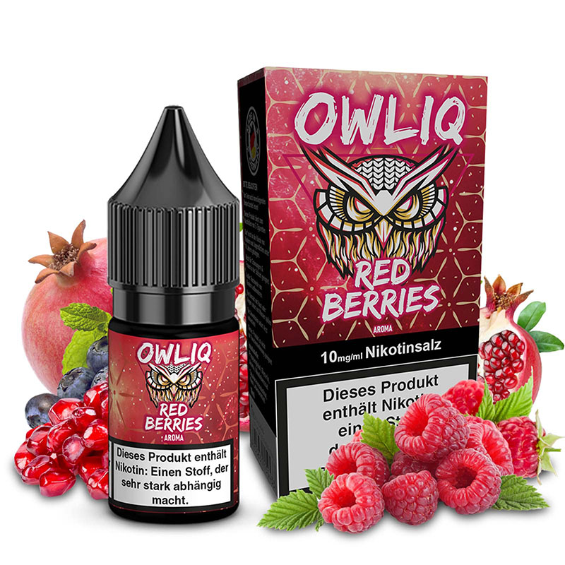 Owliq Red Berries 10mg Nikotinsalz Liquid