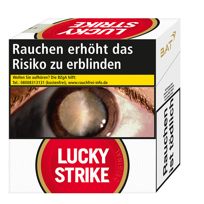 Lucky Strike Red Hercules Zigaretten Schachtel