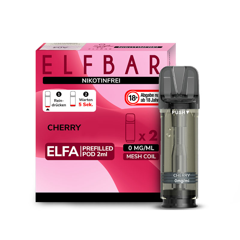 Elfbar Elfa Pods Cherry - Nikotinfrei