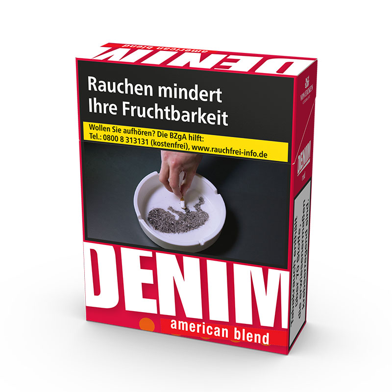 Denim Red XXL Zigaretten Schachtel