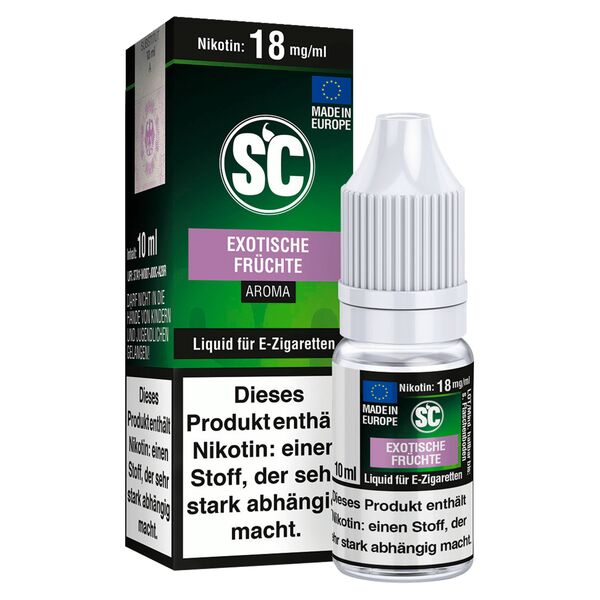 SC exotische Früchte 18mg Nikotinsalz Liquid