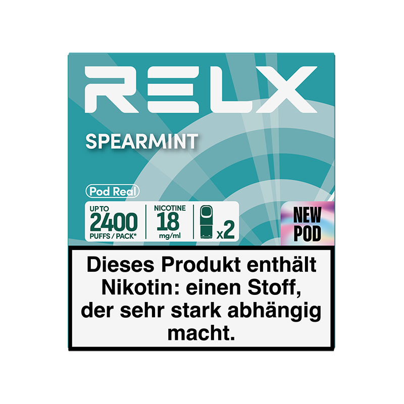 RELX Real Spearmint 18mg Prefilled Pods