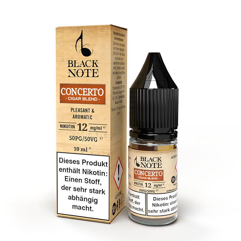 Black Note Concerto V2 12mg Liquid Flasche