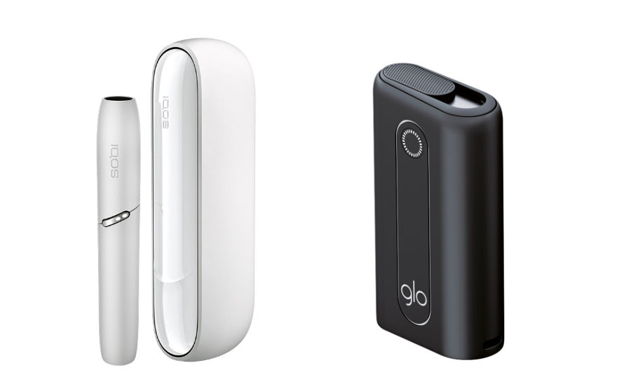 IQOS Gerät und glo Gerät im Vergleich