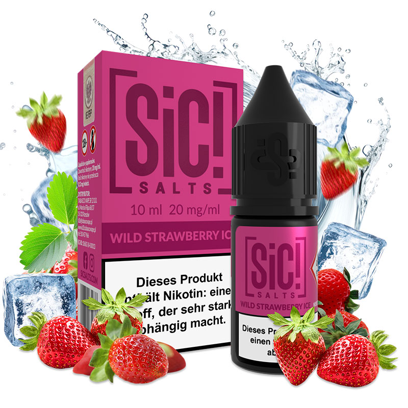 SiC! Salts Wild Strawberry Ice 20mg Nikotinsalz Liquid
