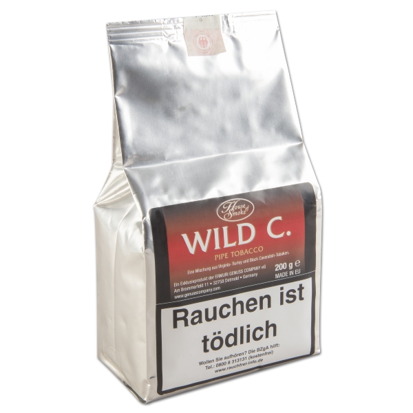 House of Smoke Wild C. Pfeifentabak Beutel