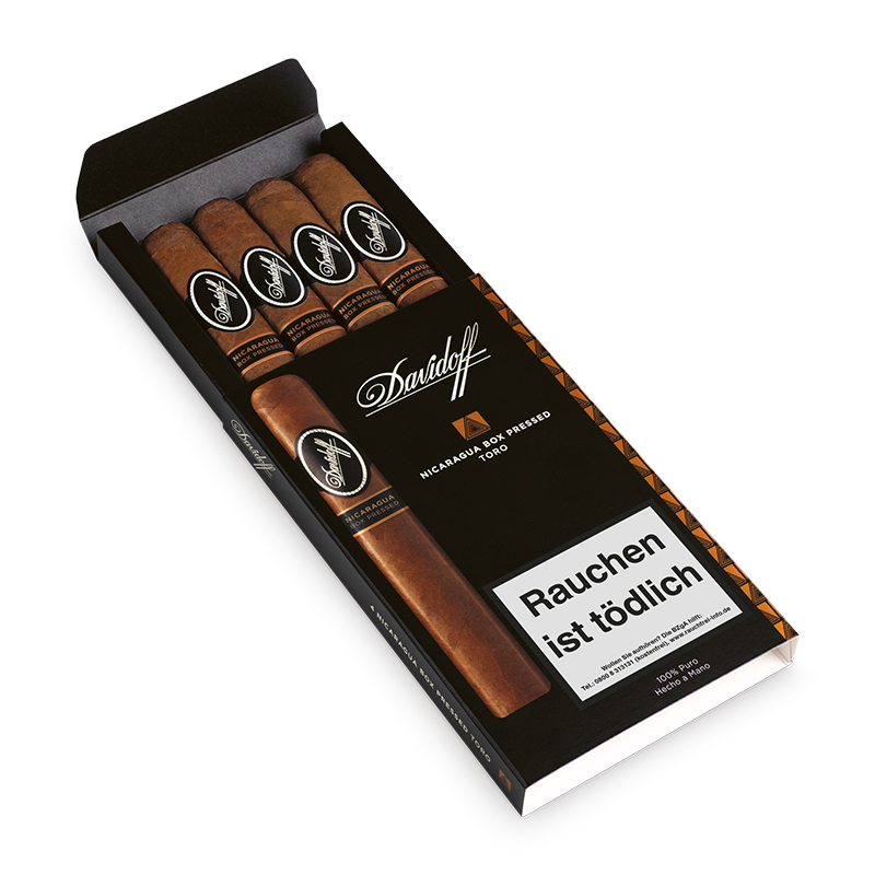Davidoff Nicaragua Box Pressed Toro Zigarren Schachtel
