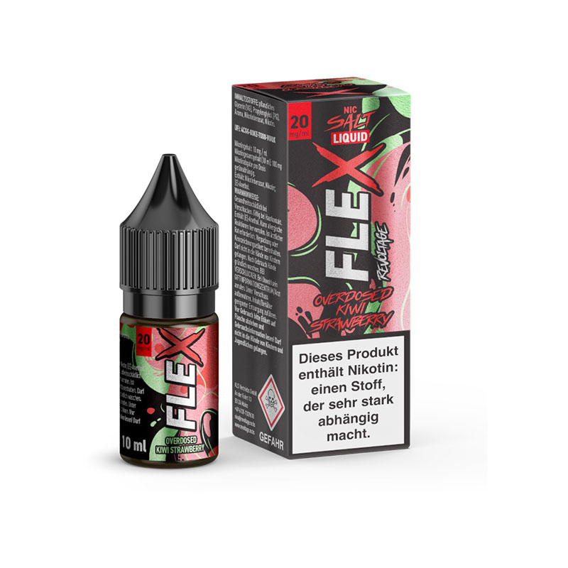 Revoltage Flex Overdosed Kiwi Strawberry 20mg Liquid Flasche