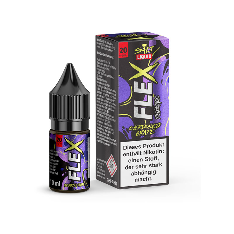 Revoltage Flex Overdosed Grape 20mg Liquid Flasche