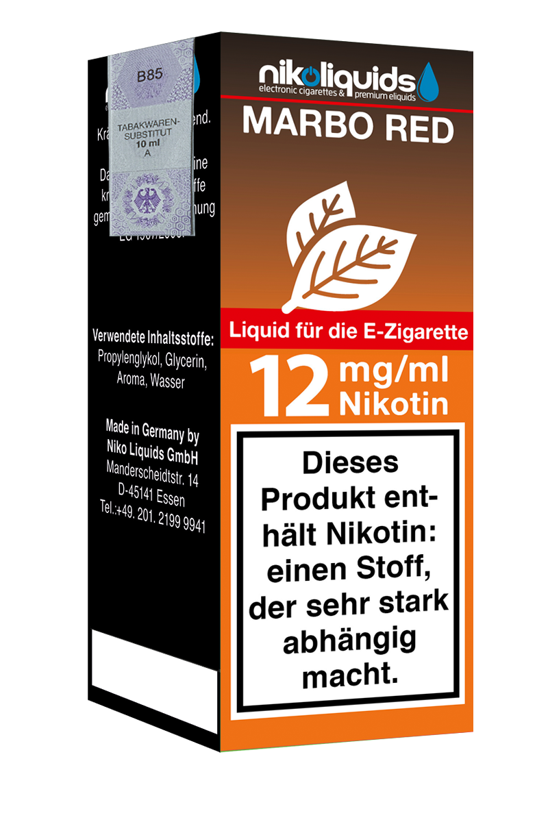 E-Liquid Nikoliquids Marbo Red 12 mg 70 Pg 30 Vg