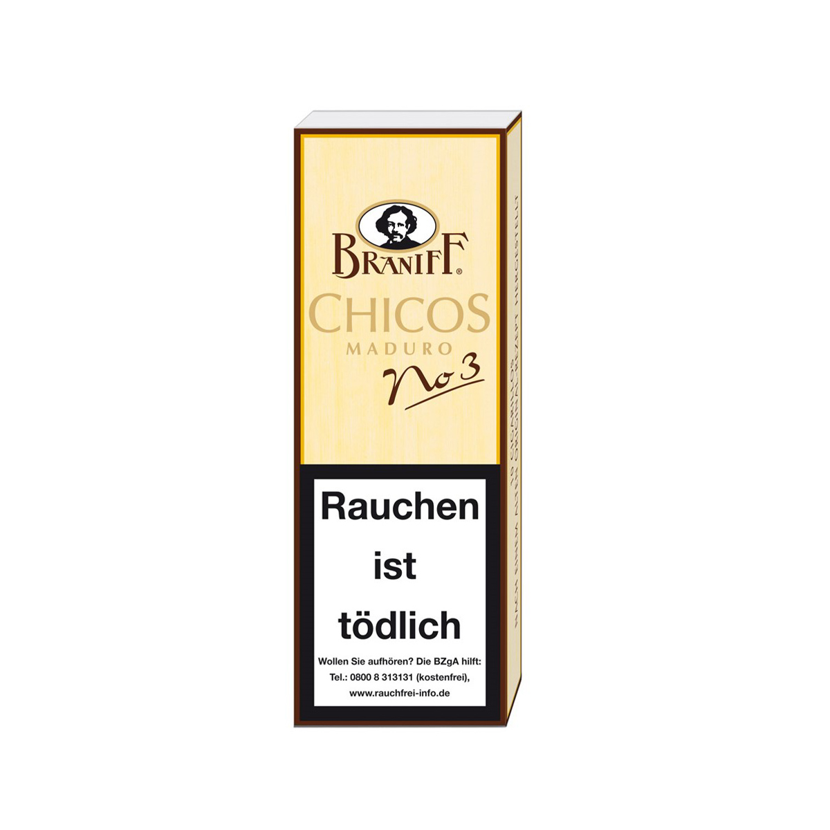 Braniff Nr 3 Chicos Zigarillos 10er Schachtel